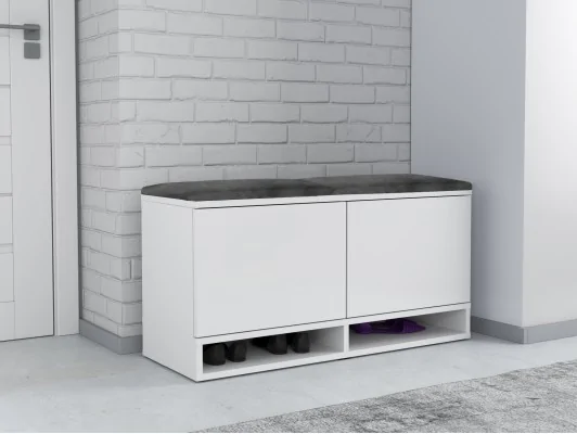 Kansas biała siedzisko szare wizualizacja