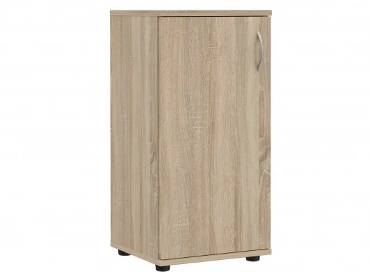 Zobacz Regał biurowy pojedyncze drzwiczki S50 biały, sonoma, wenge, dąb craft Regał biurowy pojedyncze drzwiczki S50 biały, sonoma, wenge, dąb craft