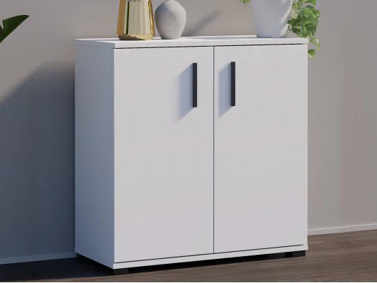 Zobacz Komoda z drzwiami z uchwytami ARIZONA 80 2D biała, dąb sonoma, dąb craft Komoda z drzwiami z uchwytami ARIZONA 80 2D biała, dąb sonoma, dąb craft