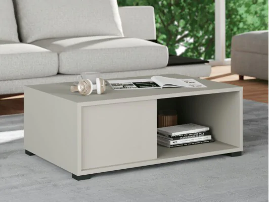 Stolik kawowy ława ARIZONA ST 90cm – nowoczesny mebel do salonu, praktyczny i stylowy kaszmir