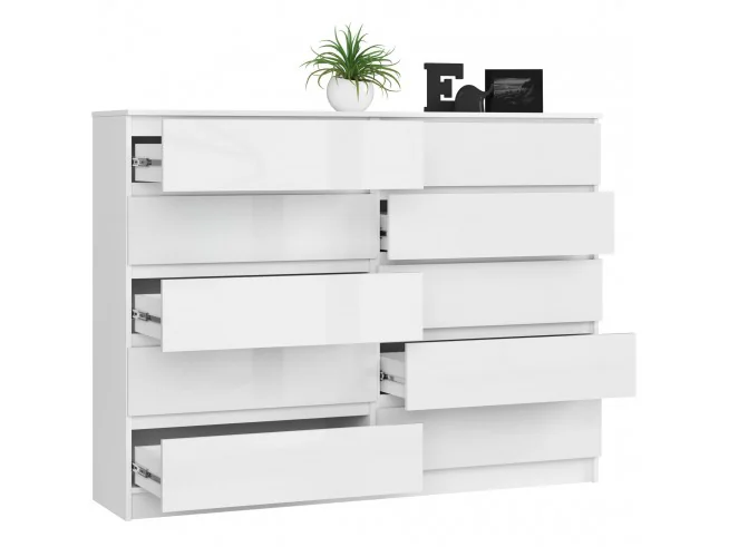 KOMODA K160 10SZ CLP PK BIAŁY POŁYSK