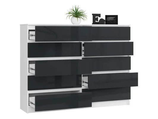 KOMODA K160 10SZ CLP PK GRAFIT POŁYSK