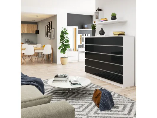 KOMODA K160 10SZ CLP PK GRAFIT POŁYSK