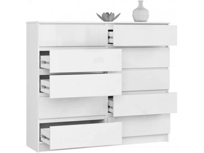 KOMODA K140 10SZ CLP PK BIAŁY POŁYSK