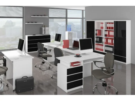 KOMODA K140 8SZ CLP CZARNY POŁYSK