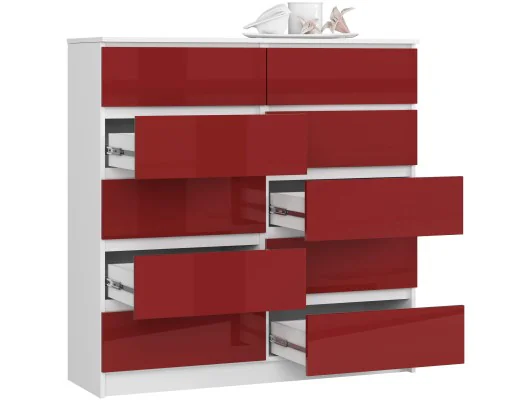 KOMODA K120 10SZ CLP PK CZERWONY POŁYSK