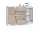 KOMODA K140 2D 4SZ CLP CAPPUCCINO POŁYSK