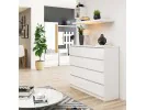 KOMODA K120 8SZ PK BIAŁA POŁYSK