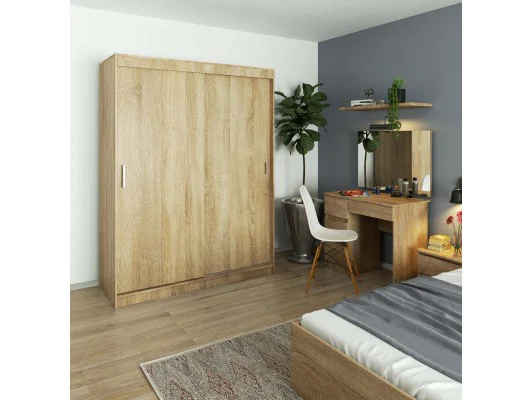 SZAFA PRZESUWNA 150 cm CLP MONO DĄB SONOMA