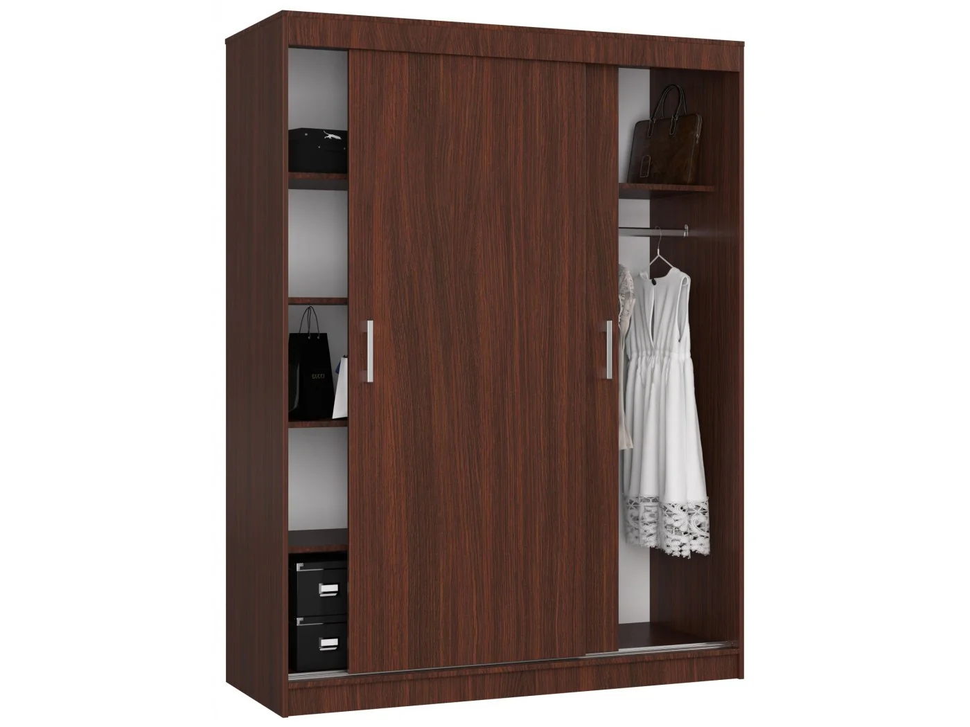 SZAFA PRZESUWNA 150 cm CLP MONO WENGE SZAFA PRZESUWNA 150 cm CLP MONO WENGE