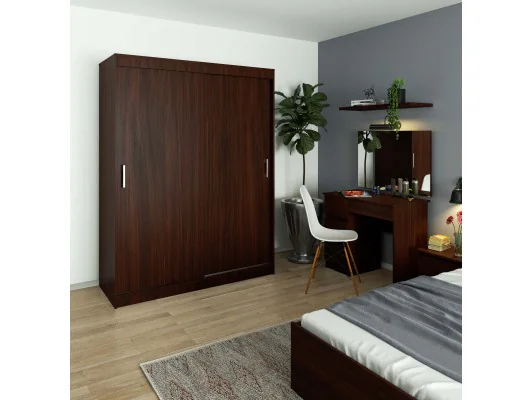 SZAFA PRZESUWNA 150 cm CLP MONO WENGE