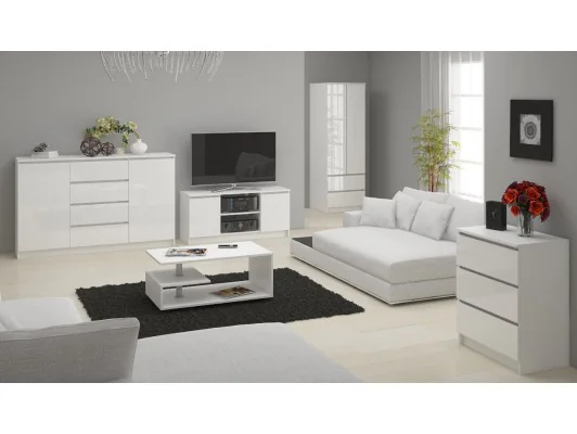 KOMODA K160 6SZ CLP PK BIAŁY POŁYSK