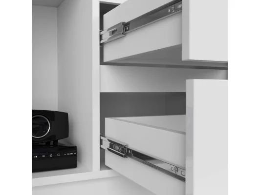 REGAŁ BIUROWY R 80 cm CLP R11 PK BIAŁY / BIAŁY POŁYSK