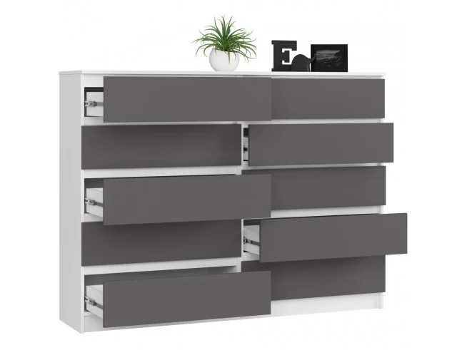 KOMODA K160 10SZ CLP PK BIAŁY / SZARY