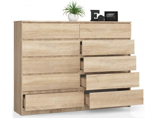 KOMODA K160 10SZ CLP PK DĄB SONOMA