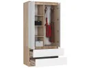 SZAFA S90 2D 2SZ 2 LUSTRO CLP PK SONOMA / BIAŁY