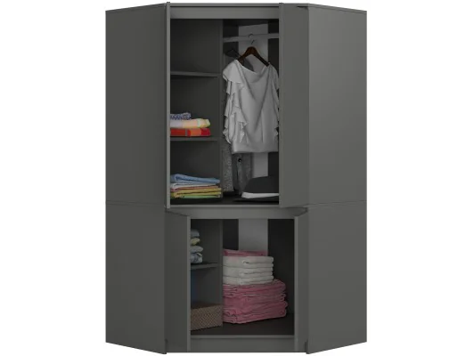 Zobacz SZAFA NAROŻNA S100 4D CLP GRAFIT SZARY SZAFA NAROŻNA S100 4D CLP GRAFIT SZARY