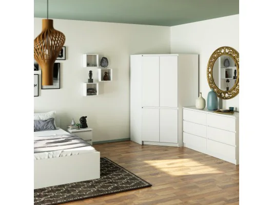 SZAFA NAROŻNA S100 4D CLP BIAŁA