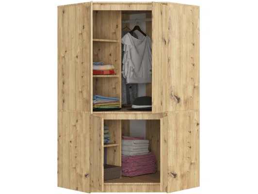 Zobacz SZAFA NAROŻNA S100 4D CLP DĄB ARTISAN SZAFA NAROŻNA S100 4D CLP DĄB ARTISAN