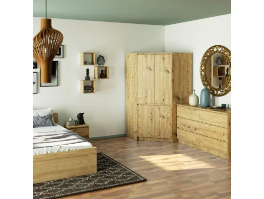 SZAFA NAROŻNA S100 4D CLP DĄB ARTISAN