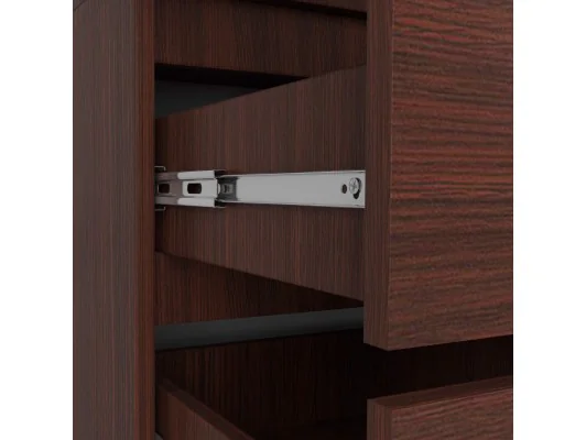 SZAFA S 90 cm 2 DRZWI 2 SZUFLADY 2 LUSTRA PK WENGE