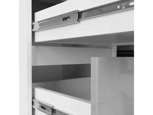 BIURKO NAROŻNE B20 155 cm LEWE PK METALIK POŁYSK