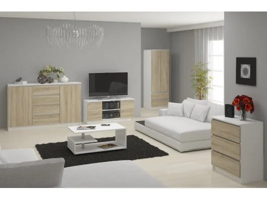 KOMODA K140 10SZ CLP PK BIAŁY / SONOMA