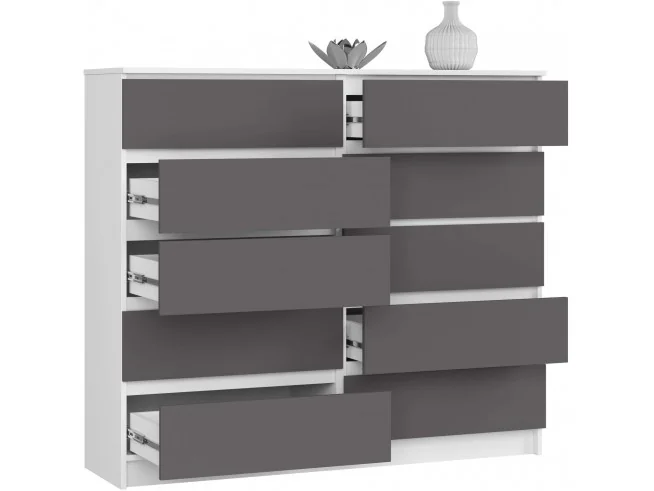 KOMODA K140 10SZ CLP PK BIAŁY / SZARY