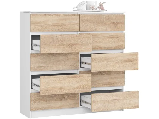 KOMODA K120 10SZ CLP PK BIAŁY / SONOMA
