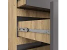 KOMODA K120 10SZ CLP PK DĄB ARTISAN / SZARY