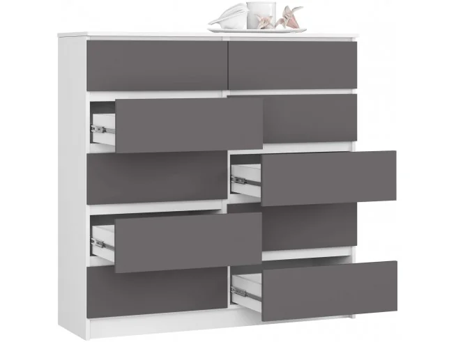 KOMODA K120 10SZ CLP PK BIAŁY / SZARY