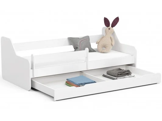 Łóżko dziecięce ACTIV 180x80 Białe + Materac