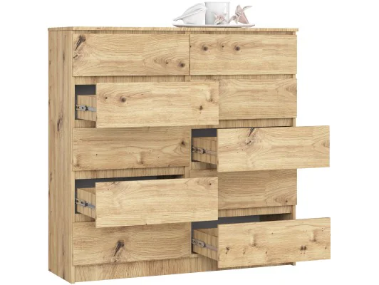 KOMODA K120 10SZ CLP PK DĄB ARTISAN