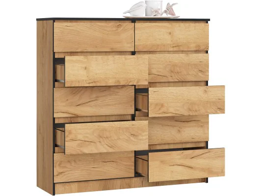 KOMODA K120 10SZ CLP DĄB CRAFT