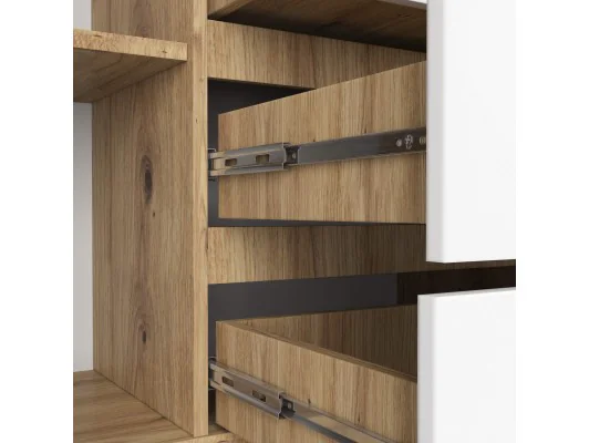 KOMODA K160 2D 4SZ CLP PK ARTISAN / BIAŁY