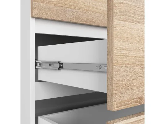 KOMODA K160 6SZ CLP PK BIAŁA / SONOMA