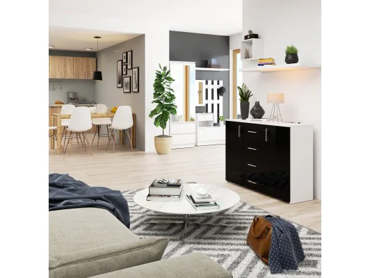 KOMODA K45 PK CZARNY POŁYSK