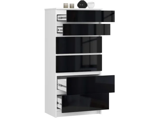 KOMODA K60 6SZ CLP PK CZARNY POŁYSK