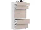 KOMODA K60 6SZ CLP PK CAPUCCINO POŁYSK