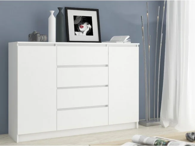 KOMODA K160 2D 4SZ CLP PK BIAŁY