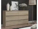 KOMODA K160 6SZ CLP DĄB SONOMA