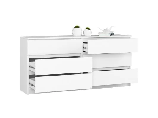 KOMODA K160 6SZ CLP PK BIAŁA