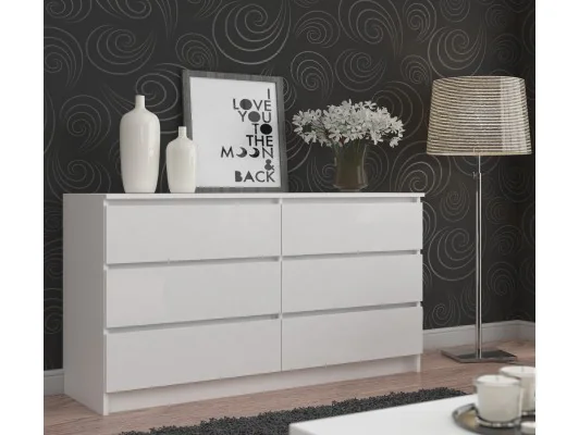 KOMODA K160 6SZ CLP PK BIAŁA