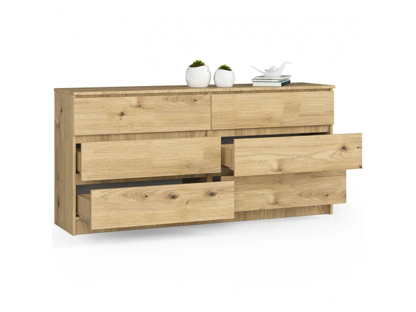 KOMODA K160 6SZ CLP DĄB ARTISAN KOMODA K160 6SZ CLP DĄB ARTISAN