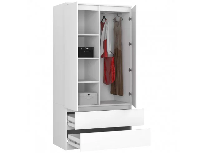 SZAFA S90 2D 2SZ CLP PK BIAŁY