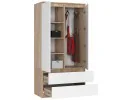 SZAFA S90 2D 2SZ CLP PK SONOMA / BIAŁY