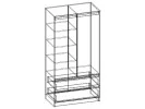 SZAFA S90 2D 2SZ CLP PK SONOMA / BIAŁY