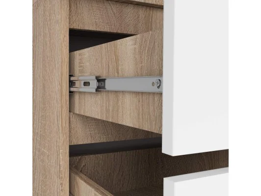 SZAFA S90 2D 2SZ CLP PK SONOMA / BIAŁY