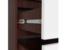SZAFA S 90 cm 2 DRZWI 2 SZUFLADY PK WENGE / BIAŁA