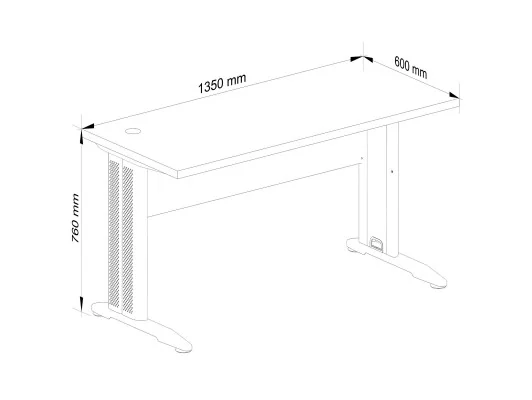 BIURKO KOMPUTEROWE BM-135 WENGE